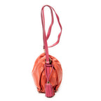 Shoulder Bag Bicolor Tassel Flamenco Red Calfskin Leather