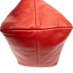 Handbag Anagram Knot Bag Red Calfskin Leather