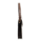 Shoulder Bag Vintage Flap Bag Brown Grained Calfskin Leather