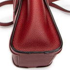 Sac Bandoulière Nano Luggage Cuir de veau grainé Rouge