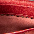 Sac Bandoulière Nano Luggage Cuir de veau grainé Rouge