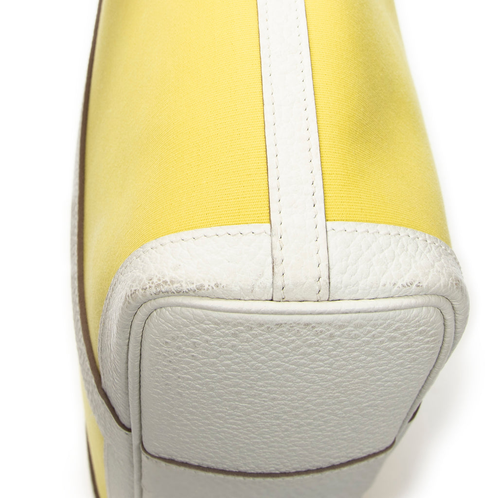 Shoulder Bag Garden File GM Yellow Toile Officier Canvas
