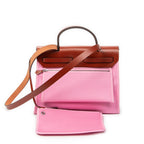 Shoulder Bag Herbag Zip PM Bubblegum Pink Toile Officier Canvas