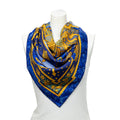 Scarf Scarf Navy 100% Twill Silk