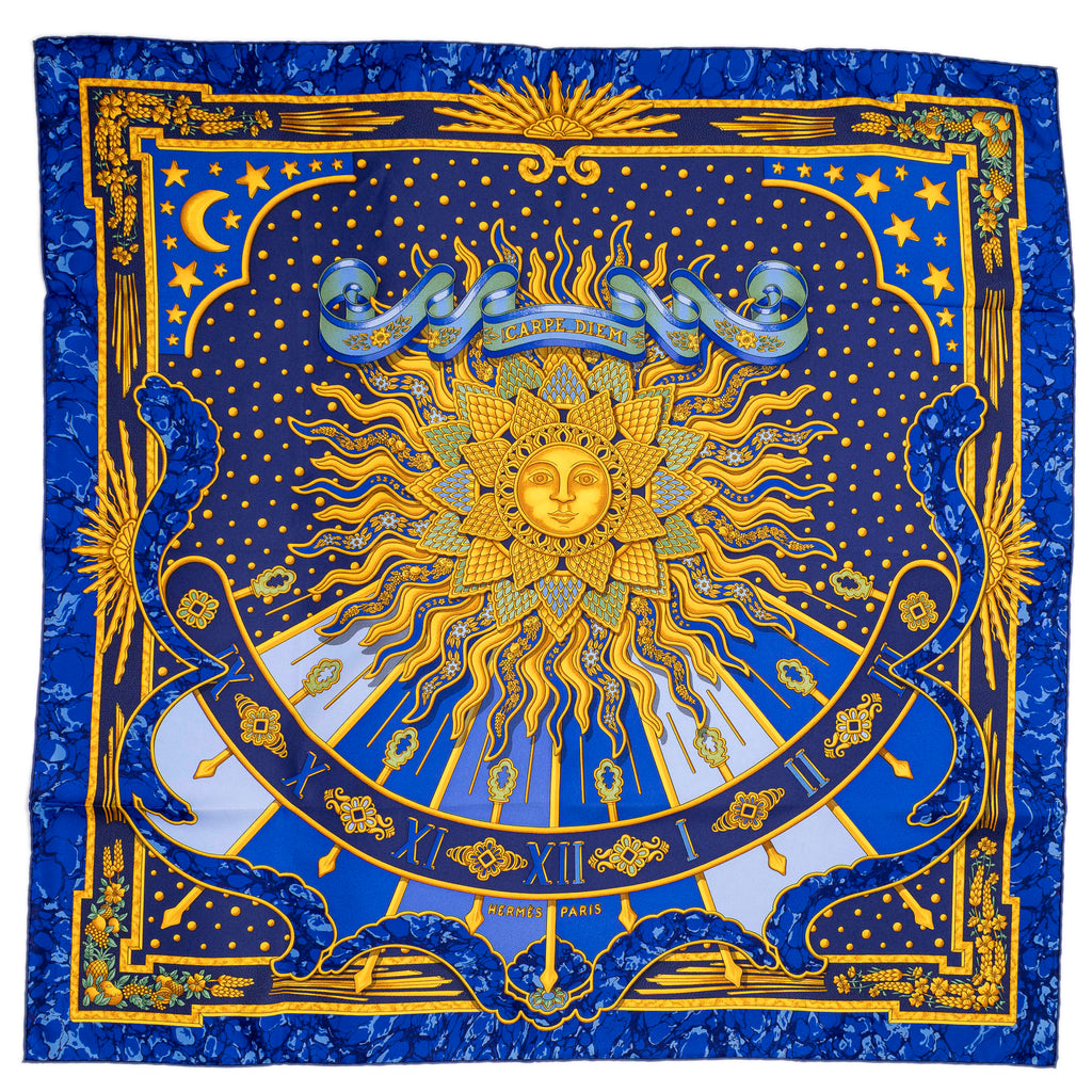 Scarf Scarf Navy 100% Twill Silk