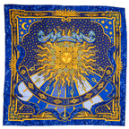Scarf Scarf Navy 100% Twill Silk