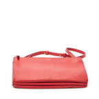 Shoulder Bag Large Trio Crossbody Red Calfskin Leather
