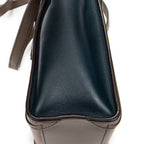 Shoulder Bag Nano Luggage Brown Calfskin Leather