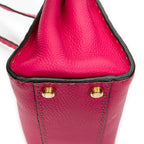 Shoulder Bag Mini Peekaboo Fuchsia Pink Selleria Leather
