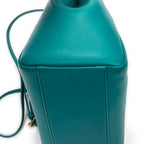 Shoulder Bag Mini Peekaboo Teal Calfskin Leather