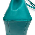 Shoulder Bag Mini Peekaboo Teal Calfskin Leather
