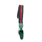 Shoulder Bag Mini Web Monochrome Horsebit 1955 Green Calfskin Leather