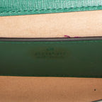 Shoulder Bag Mini Web Monochrome Horsebit 1955 Green Calfskin Leather