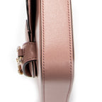 Shoulder Bag Small Rhinestone Horsebit 1955 Light Pink Calfskin Leather