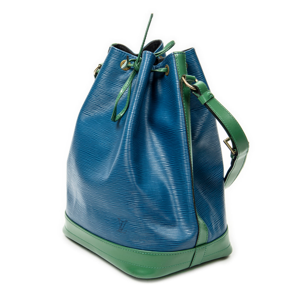 Shoulder Bag Noe Bicolor GM Blue Epi