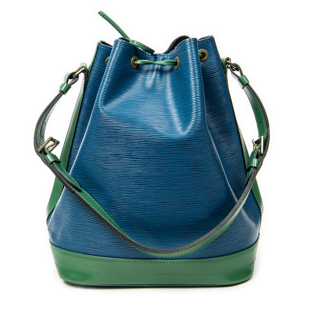 Shoulder Bag Noe Bicolor GM Blue Epi