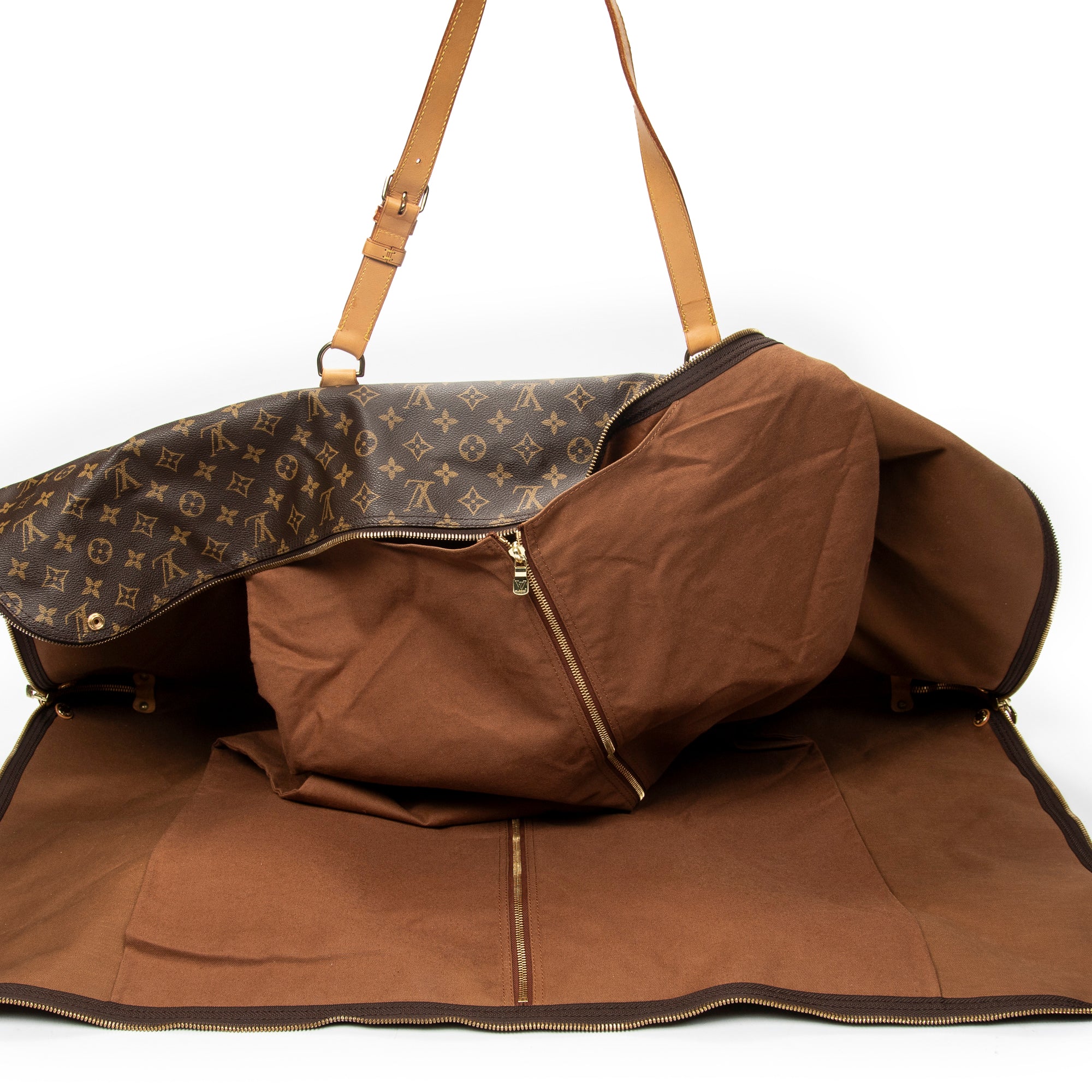 Travel Bag Kabul Garment Brown Monogram Canvas