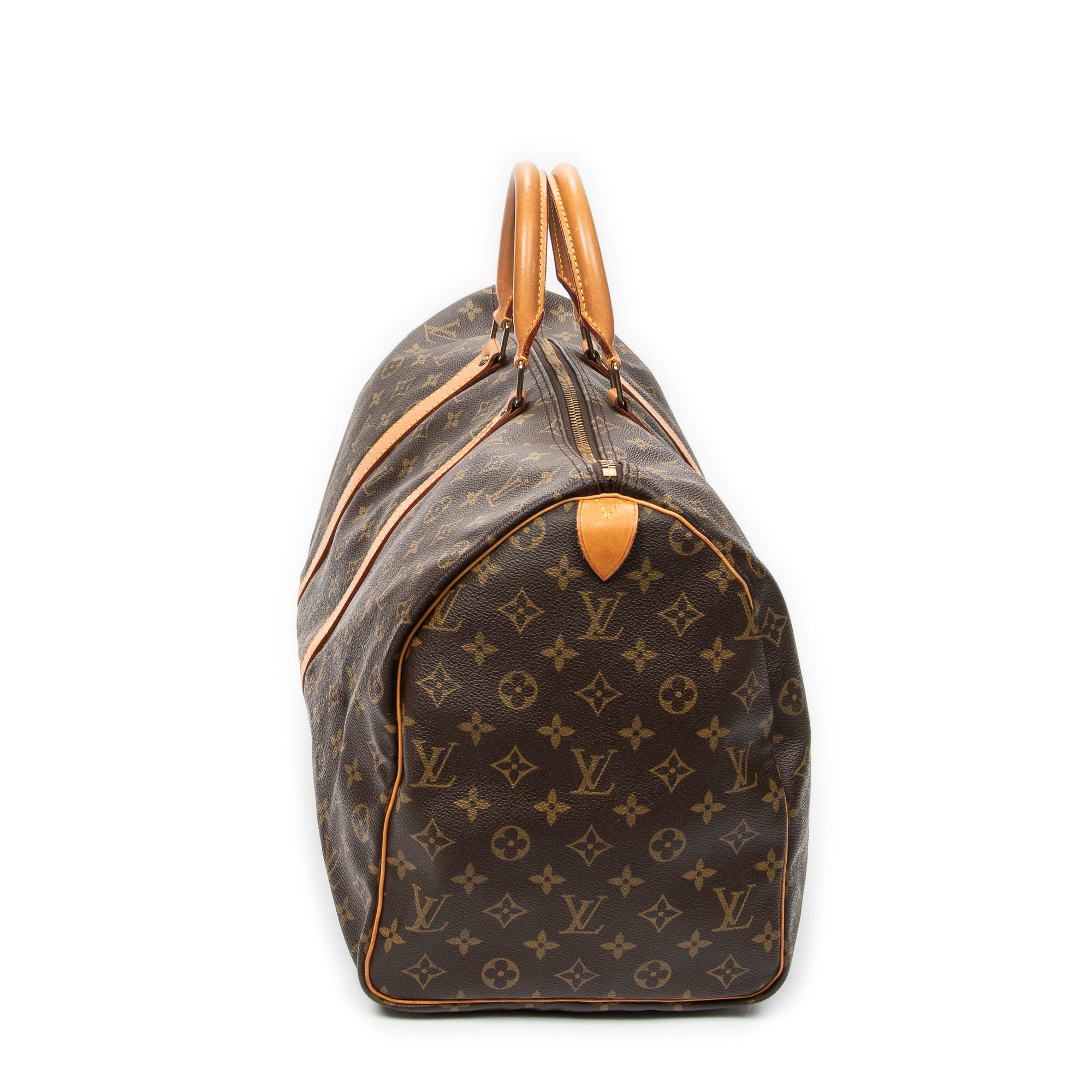Travel Bag Keepall 50 Brown Monogram Canvas