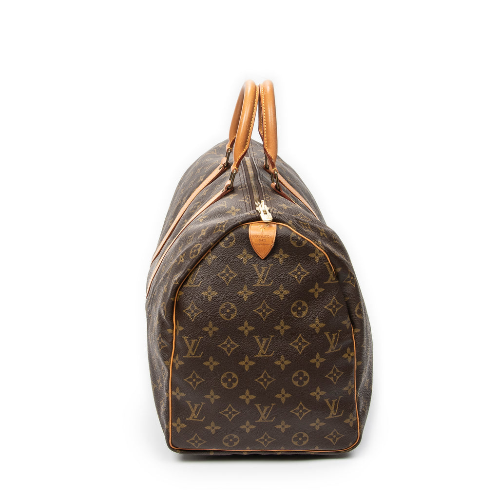 Travel Bag Keepall 50 Brown Monogram Canvas
