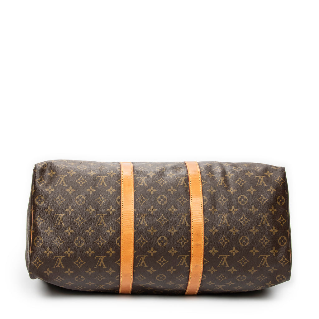 Travel Bag Keepall 50 Brown Monogram Canvas