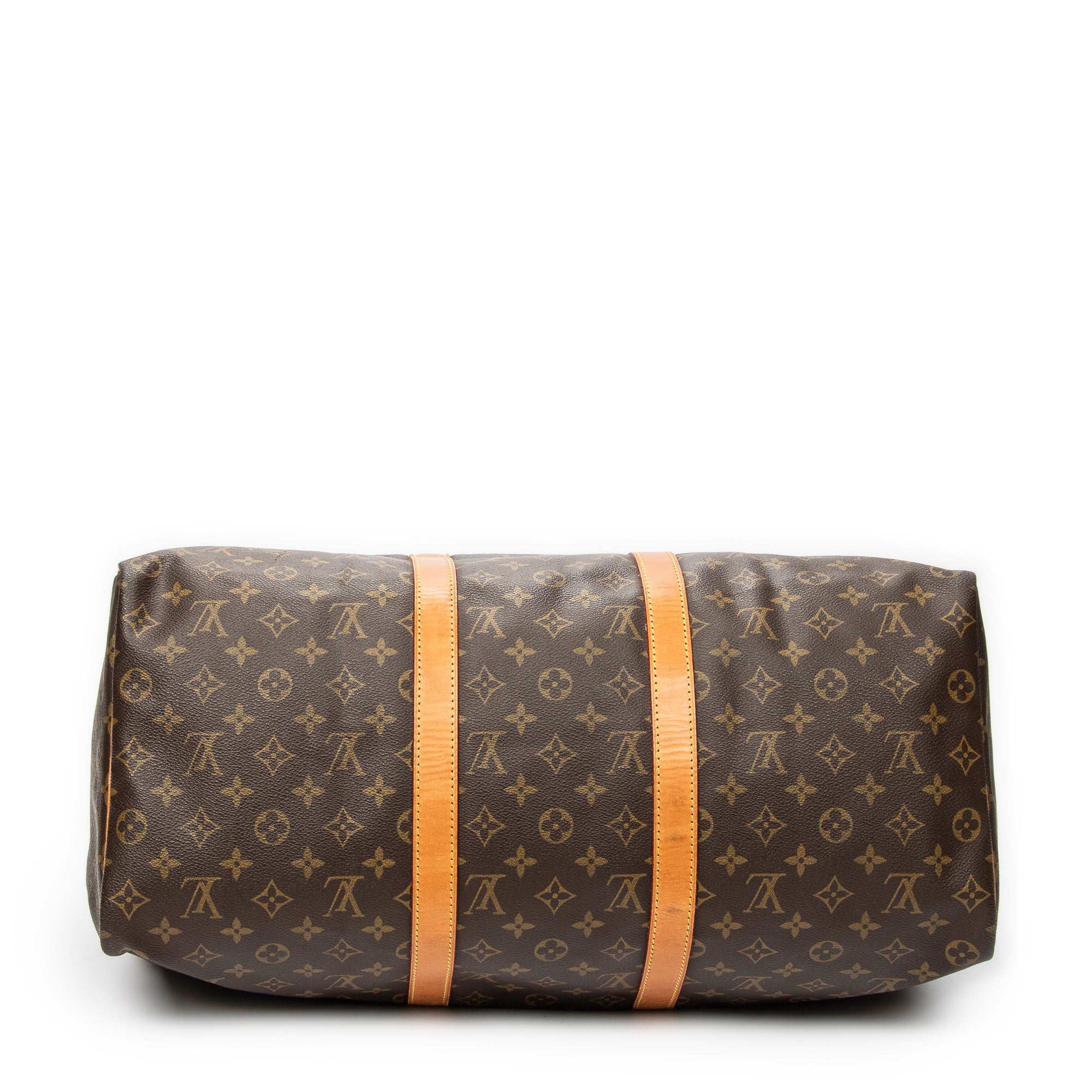 Travel Bag Keepall 50 Brown Monogram Canvas