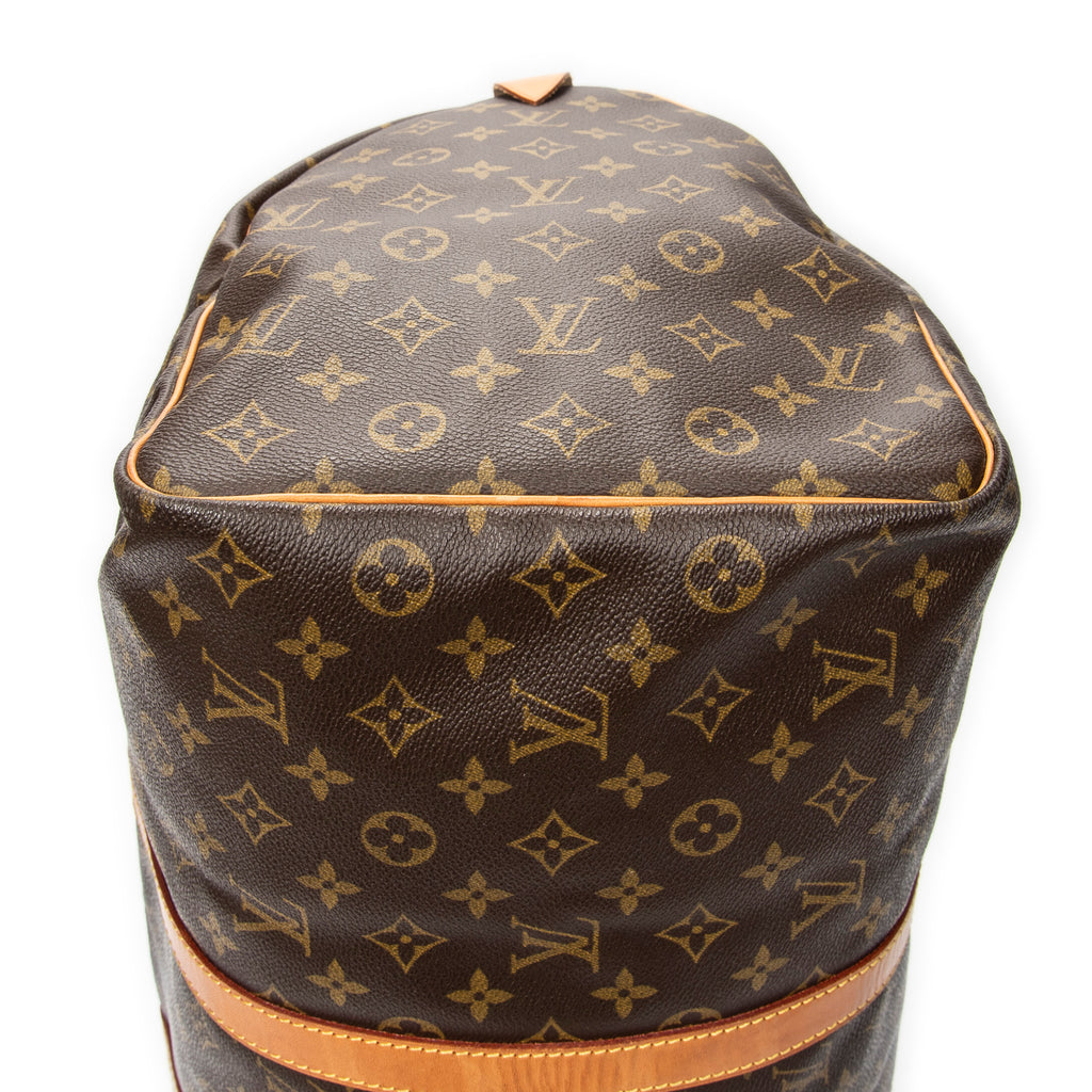 Travel Bag Keepall 50 Brown Monogram Canvas