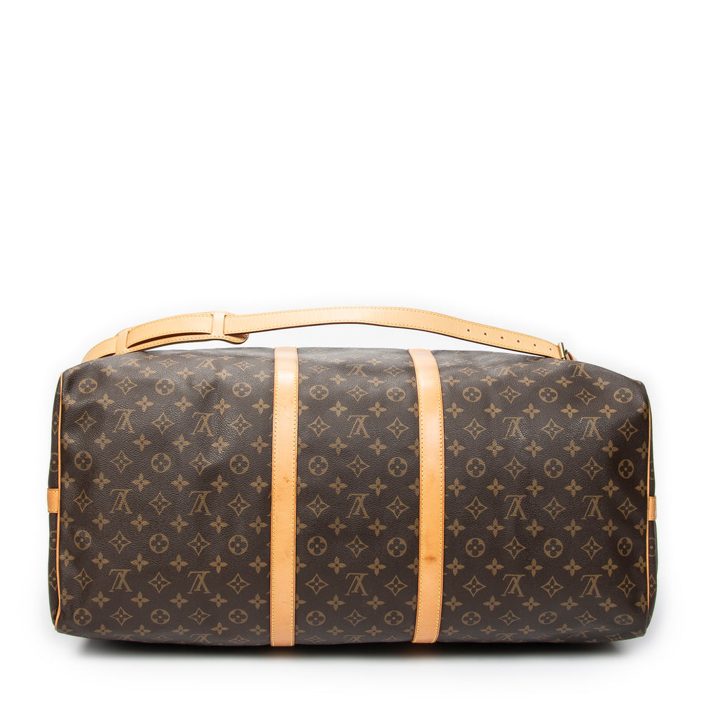 Travel Bag Keepall Bandouliere 60 Brown Monogram Canvas