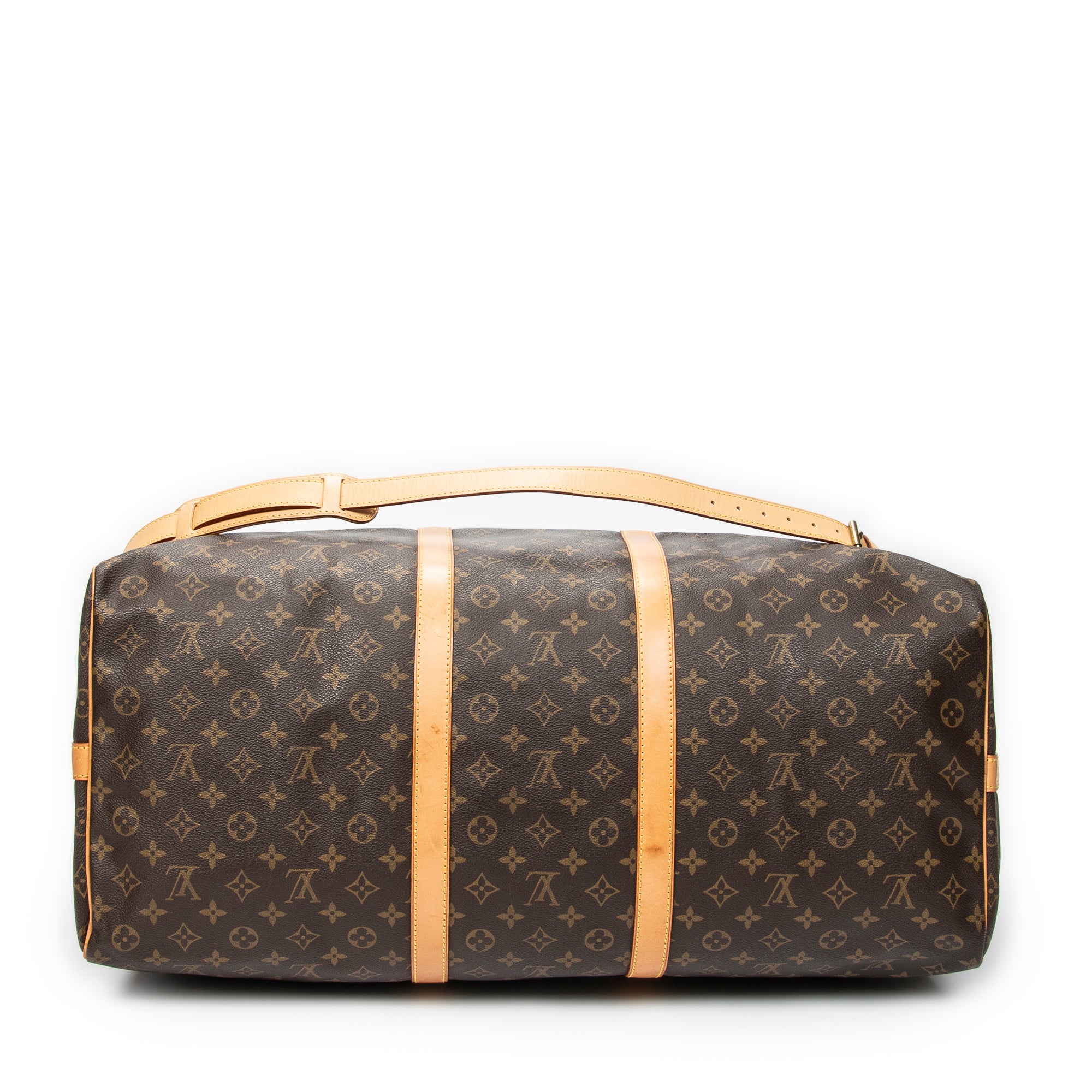 Travel Bag Keepall Bandouliere 60 Brown Monogram Canvas