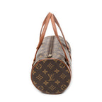 Handbag Papillon 26 Brown Monogram Canvas