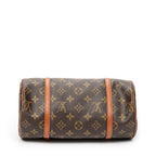 Handbag Papillon 26 Brown Monogram Canvas