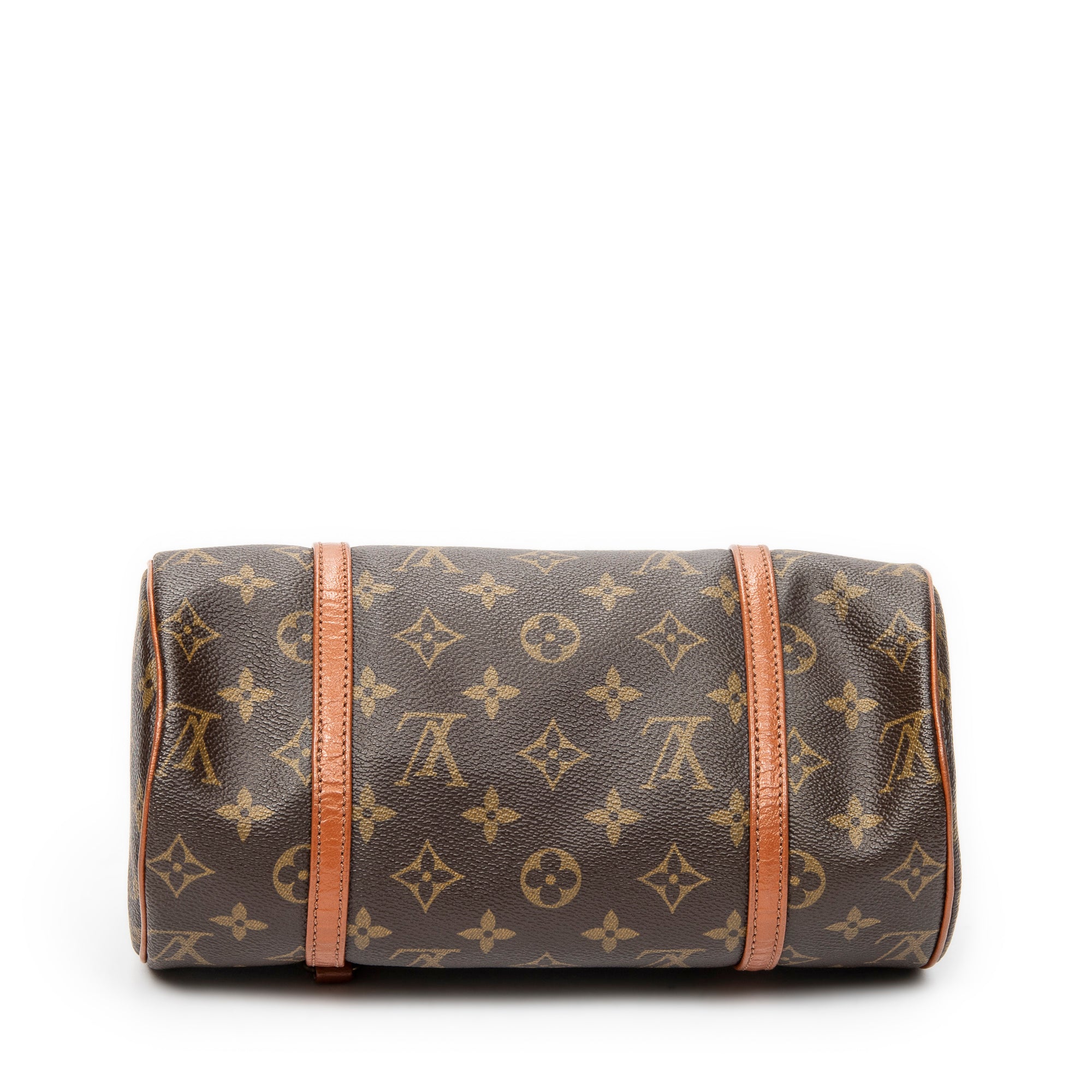 Handbag Papillon 26 Brown Monogram Canvas
