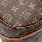 Handbag Papillon 26 Brown Monogram Canvas
