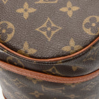 Handbag Papillon 26 Brown Monogram Canvas