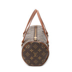 Handbag Papillon 26 Brown Monogram Canvas