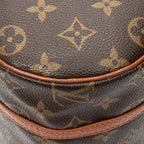 Handbag Papillon 26 Brown Monogram Canvas