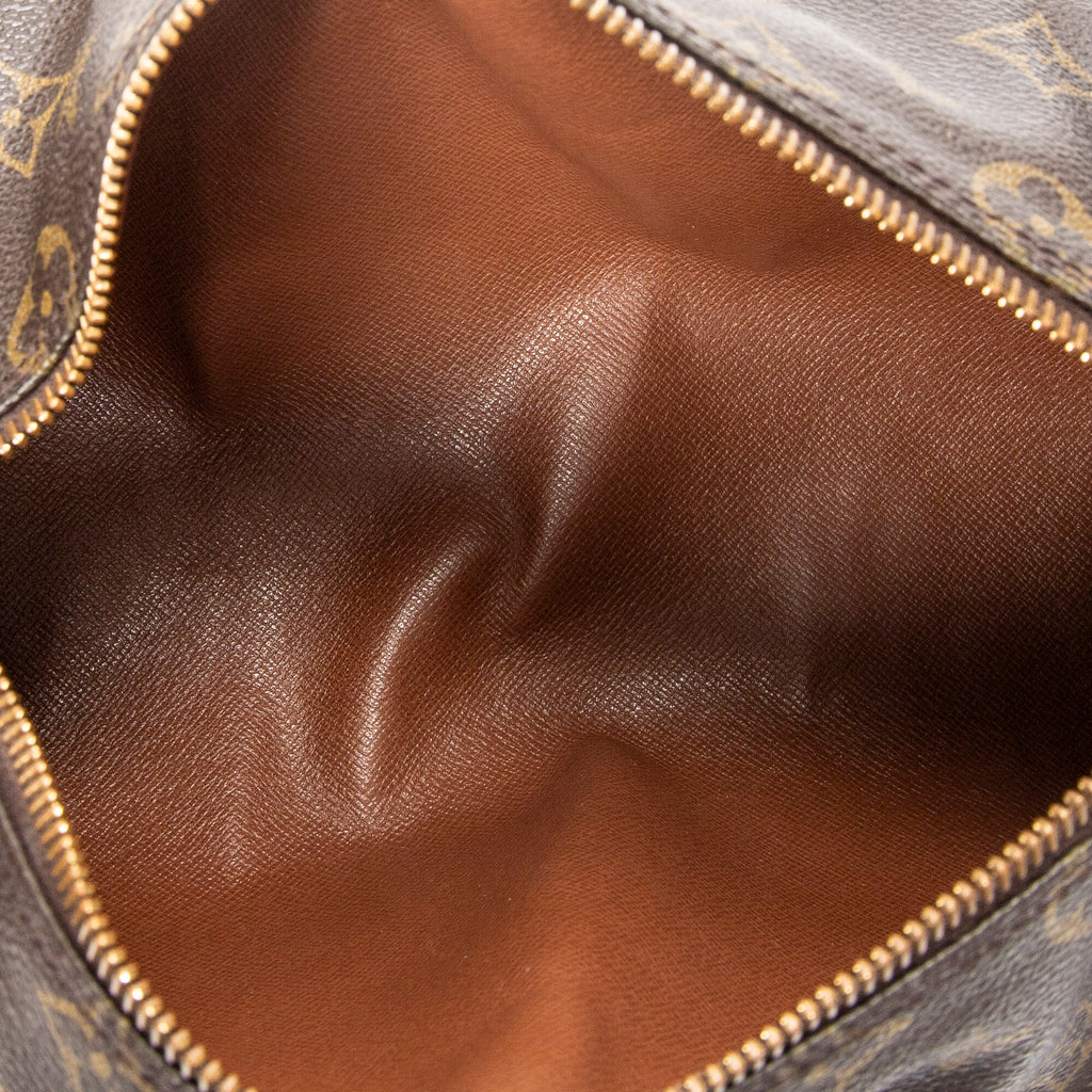 Handbag Papillon 26 Brown Monogram Canvas