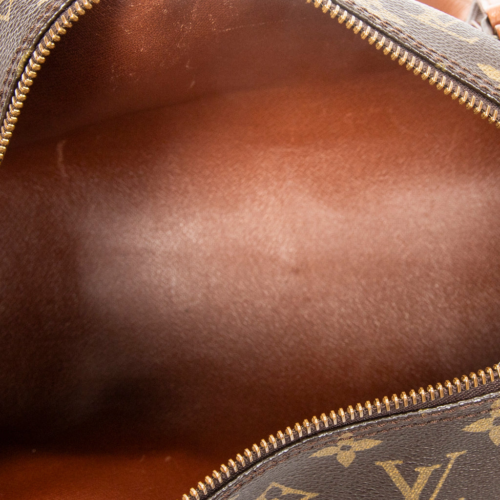 Handbag Papillon 30 Brown Monogram Canvas