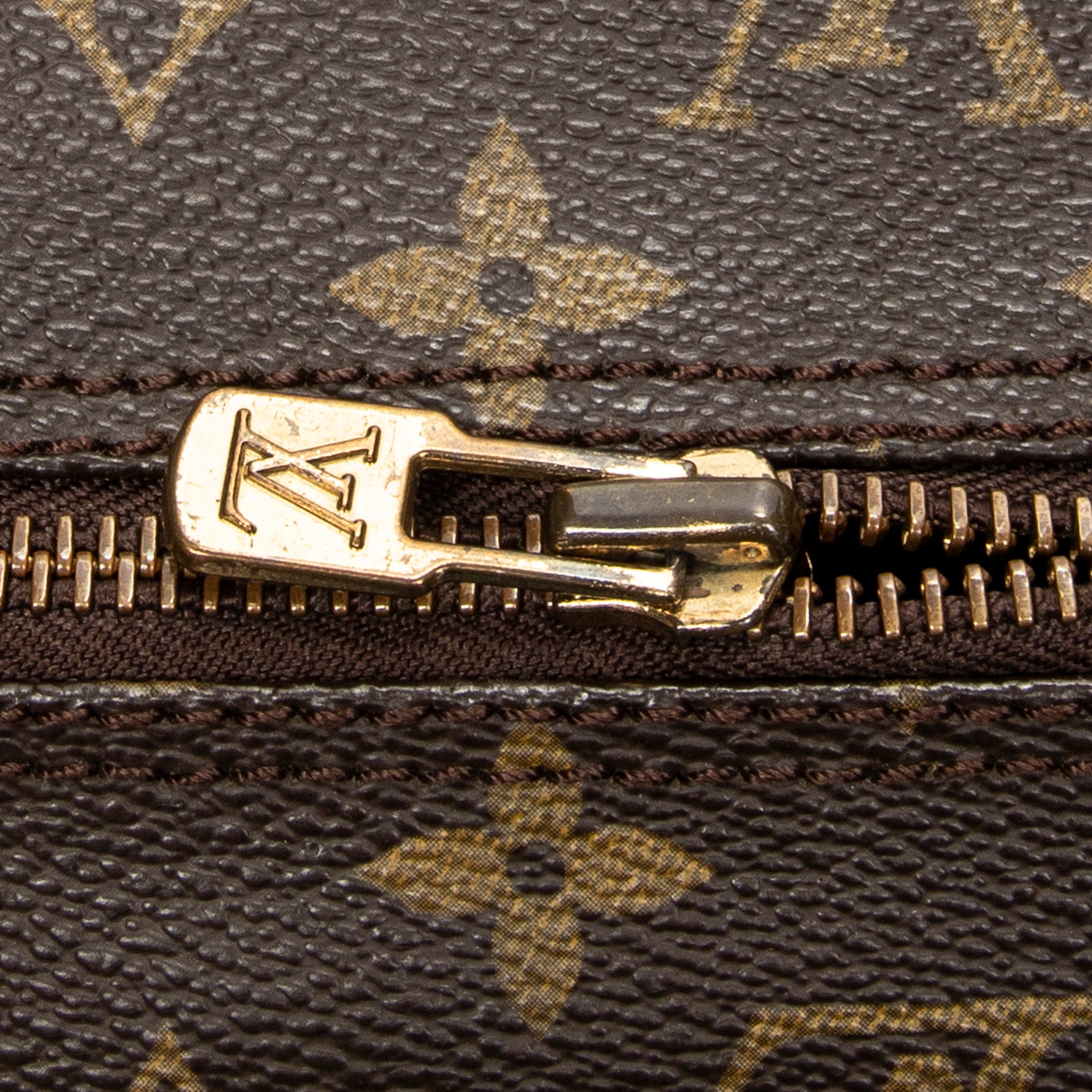 Handbag Papillon 30 Brown Monogram Canvas