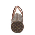 Handbag Papillon 30 Brown Monogram Canvas