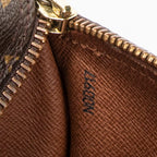 Handbag Papillon 30 Brown Monogram Canvas