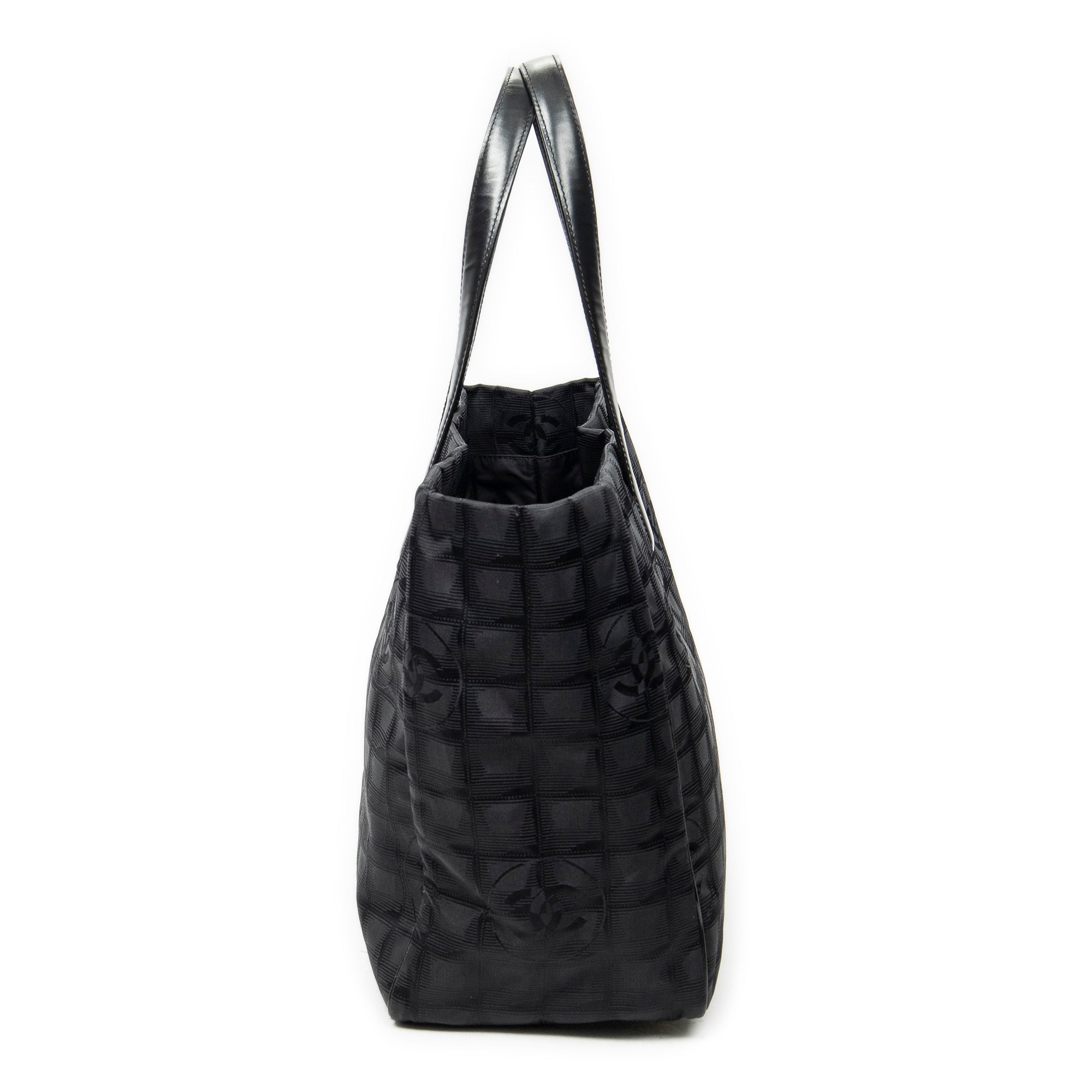 Shoulder Bag New Travel Line Tote Black Travel Line Nylon Canvas