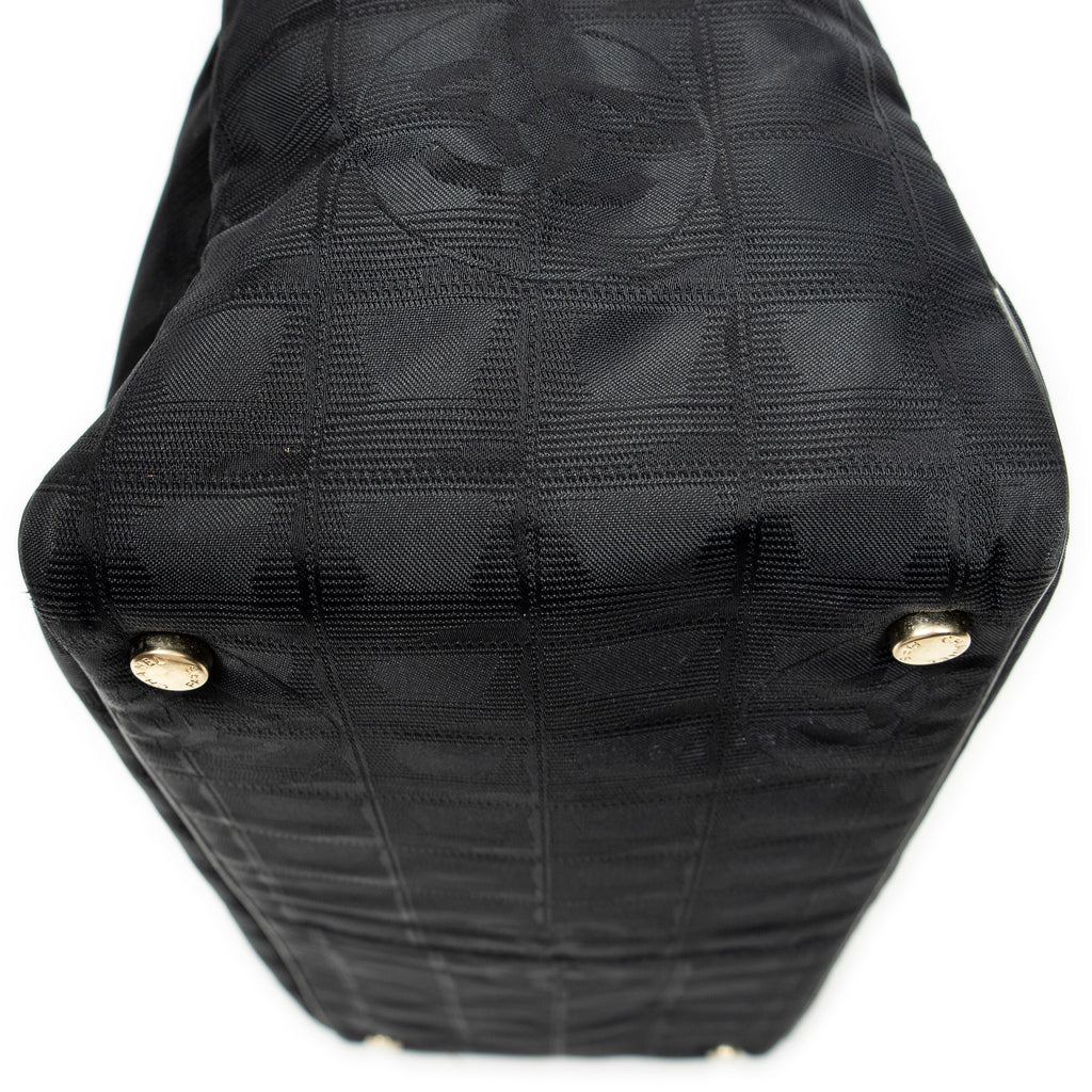 Shoulder Bag New Travel Line Tote Black Travel Line Nylon Canvas