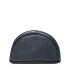Pouch Vintage Half Moon Pouch Navy Maxi Diorissimo Coated Canvas