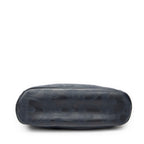 Pouch Vintage Half Moon Pouch Navy Maxi Diorissimo Coated Canvas