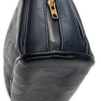 Pouch Vintage Half Moon Pouch Navy Maxi Diorissimo Coated Canvas