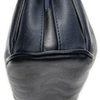 Pouch Vintage Half Moon Pouch Navy Maxi Diorissimo Coated Canvas