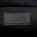 Pouch Vintage Half Moon Pouch Navy Maxi Diorissimo Coated Canvas