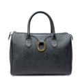 Handbag Vintage Small Boston Black Maxi Diorissimo Coated Canvas