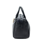 Handbag Vintage Small Boston Black Maxi Diorissimo Coated Canvas