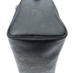 Handbag Vintage Small Boston Black Maxi Diorissimo Coated Canvas